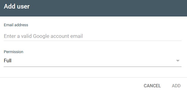 Google Search Console - User Permissions